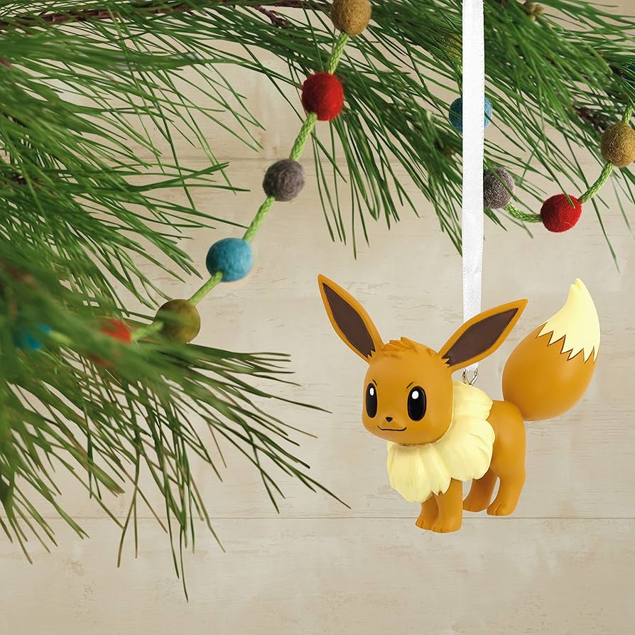 ポケモン　クリスマス　オーナメントセット　ピカチュウ　イーブイ　　レトロ ぽけもん☆かふぇ ポケモン クリスマスオーナメントセット